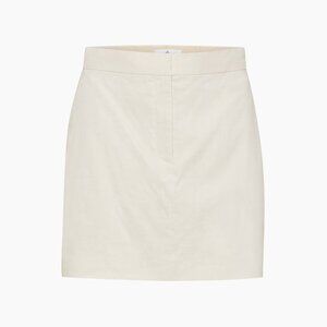 Babaton Ledger Linen skirt - size 6 - natural ecru